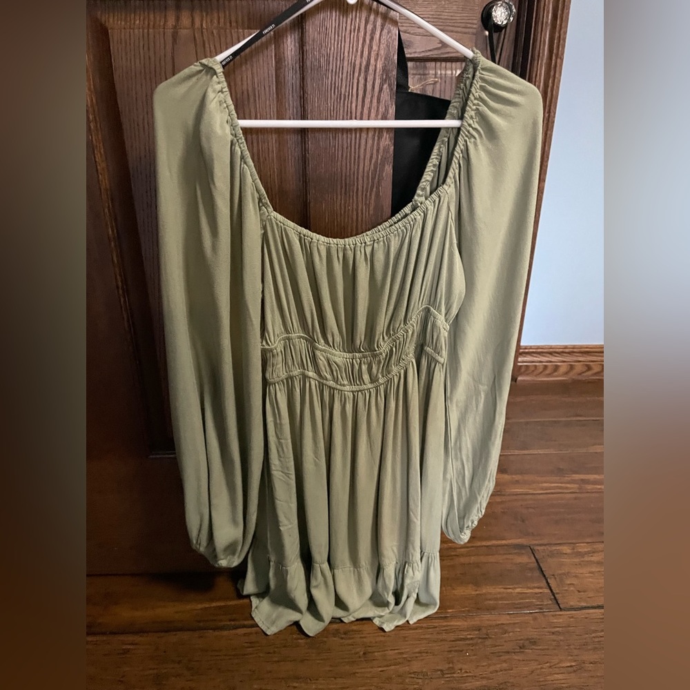 Green dress